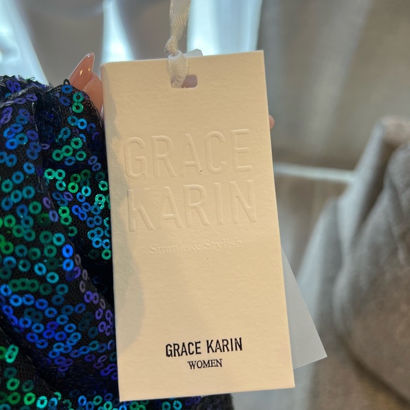 Sequined party dress size S - Picture 9 of 11